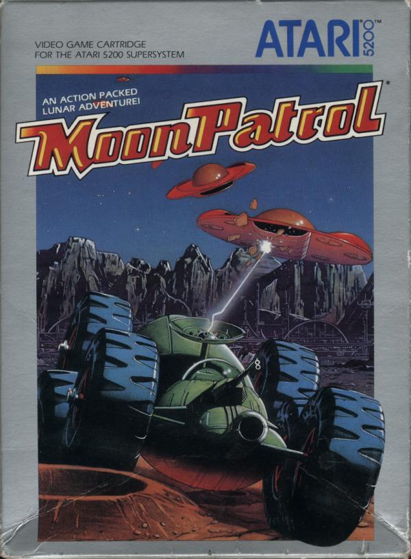 Moon Patrol (1983) (Atari) Box Scan - Front